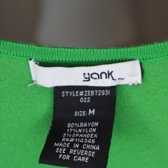 YANK (Brand) Baby Doll Top Y2K, Medium, Green - Picture 4 of 5